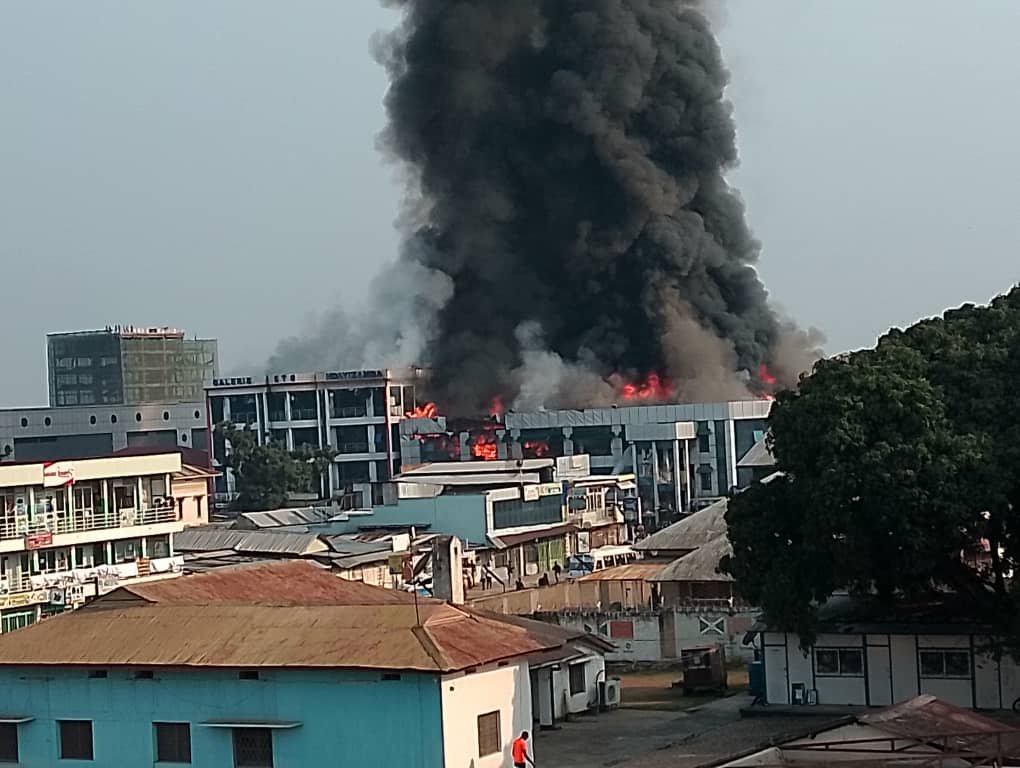 Fire Tears Through Two Shopping Galleries in Central Bujumbura
